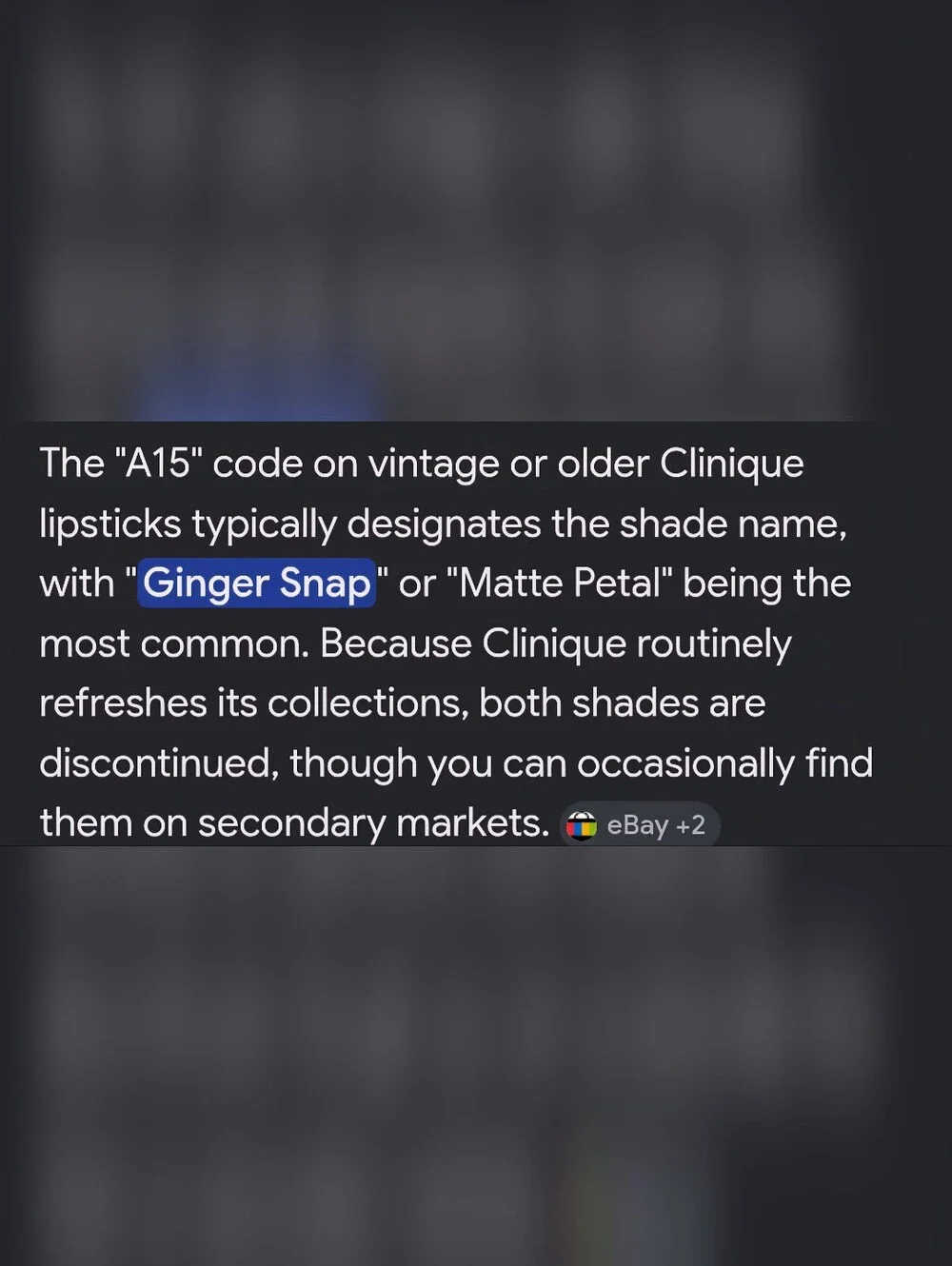 Clinique Lip Gloss - GINGER SNAP